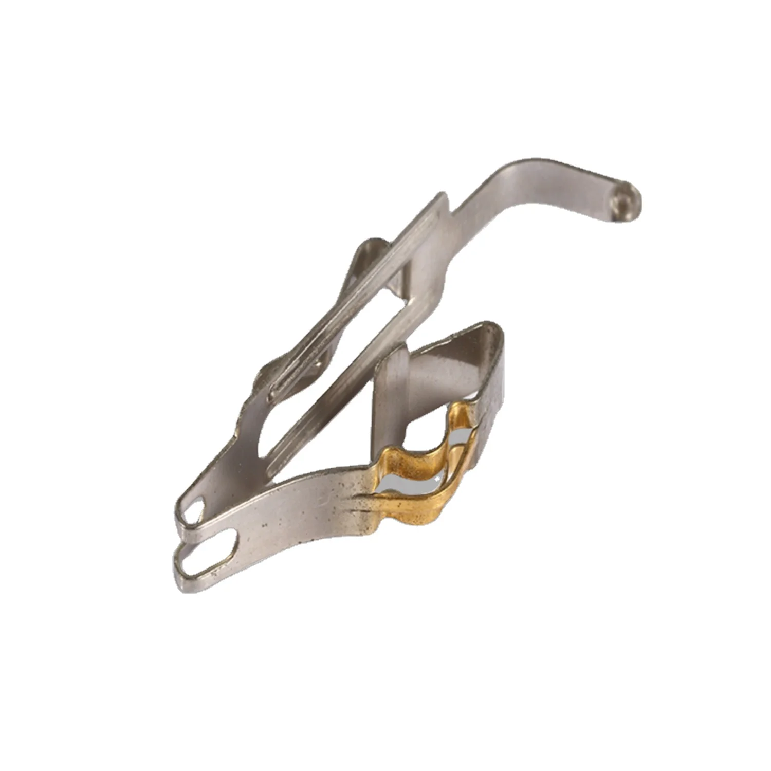 Factory Metal Phosphor Bronze Stainless Steel Battery Contact Shrapnel Spring Battery Terminal Stamping Parts