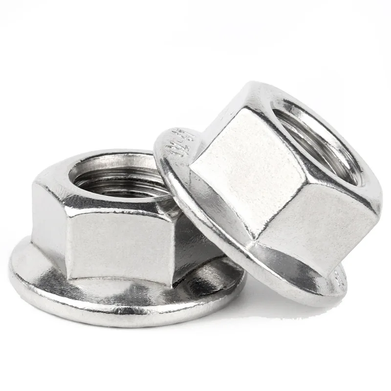 DIN6923 Carbon Steel 10.9 Grade  Black Oxide Lock Hex Flange Nuts M6 M8 M10 M12 M14 M16 M20