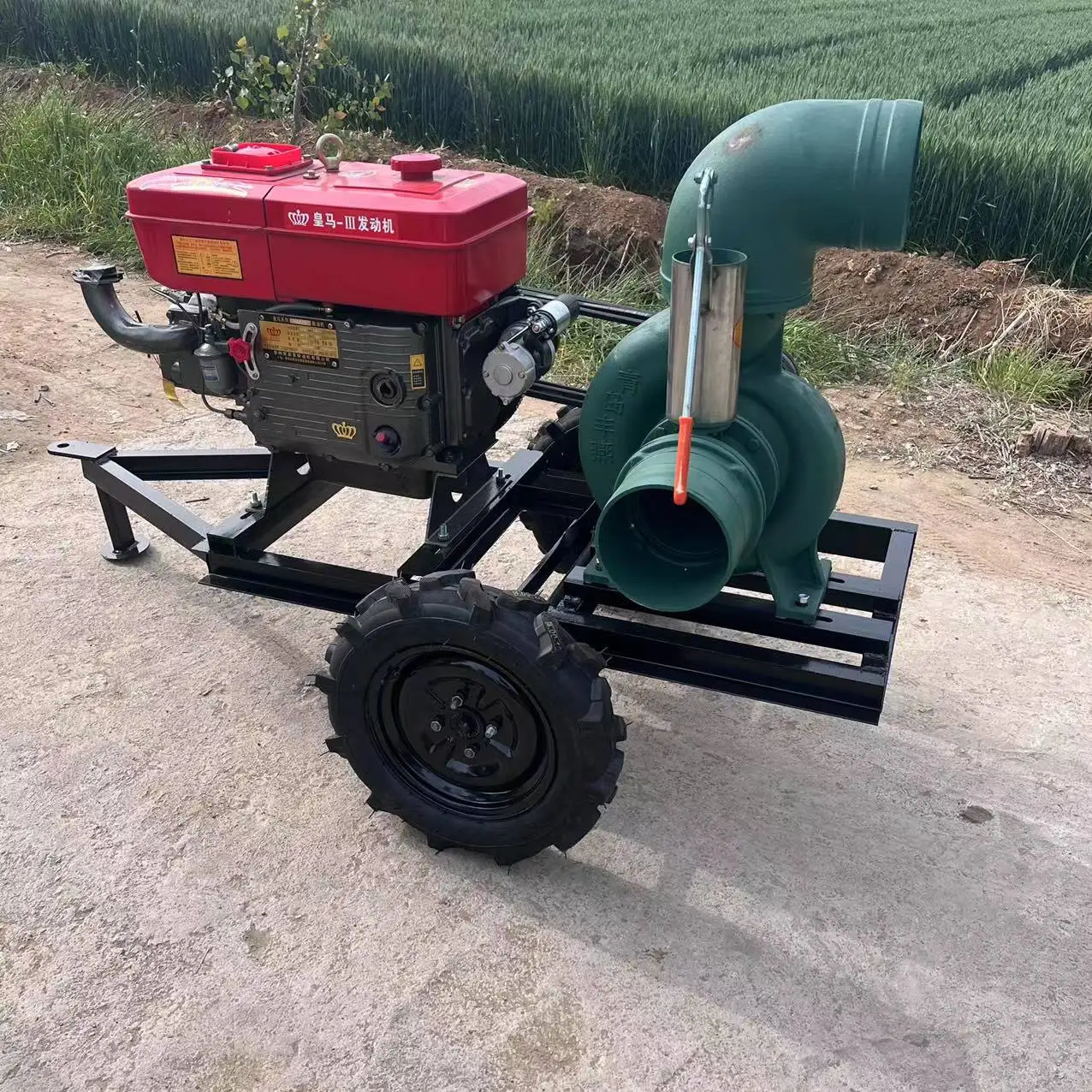 High Pressure Agricultural Irrigation Diesel Engine Water Pump Diesel 8-inch water pump unit