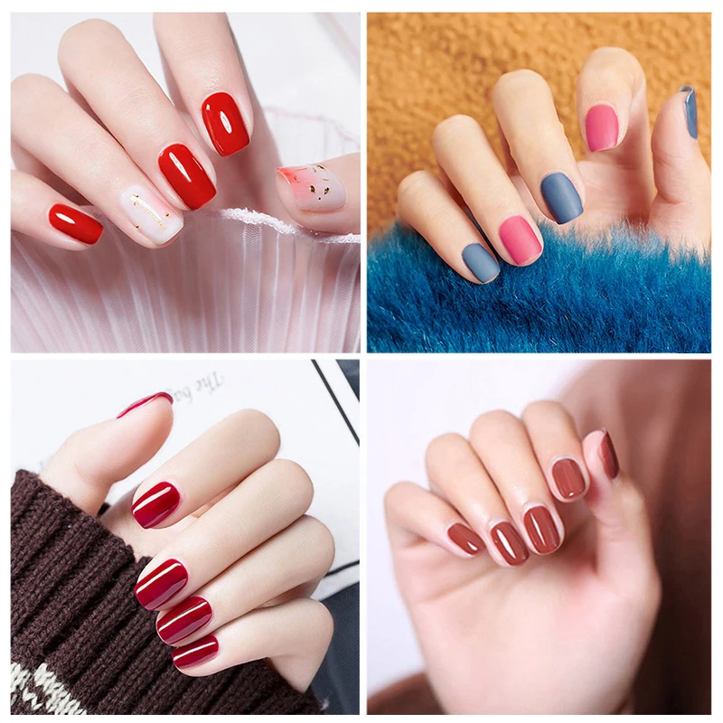 Nail Gel Set 120W LED Lamp Nail Polish kit Quick Building pretty UV Nail Art Set