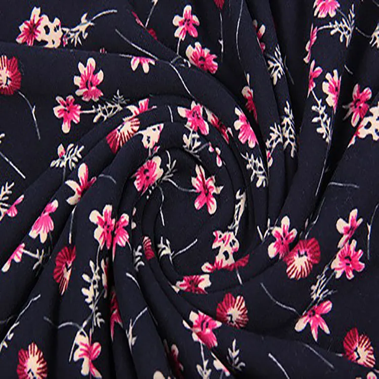 100%polyester Printed stretch knitted printed fabric