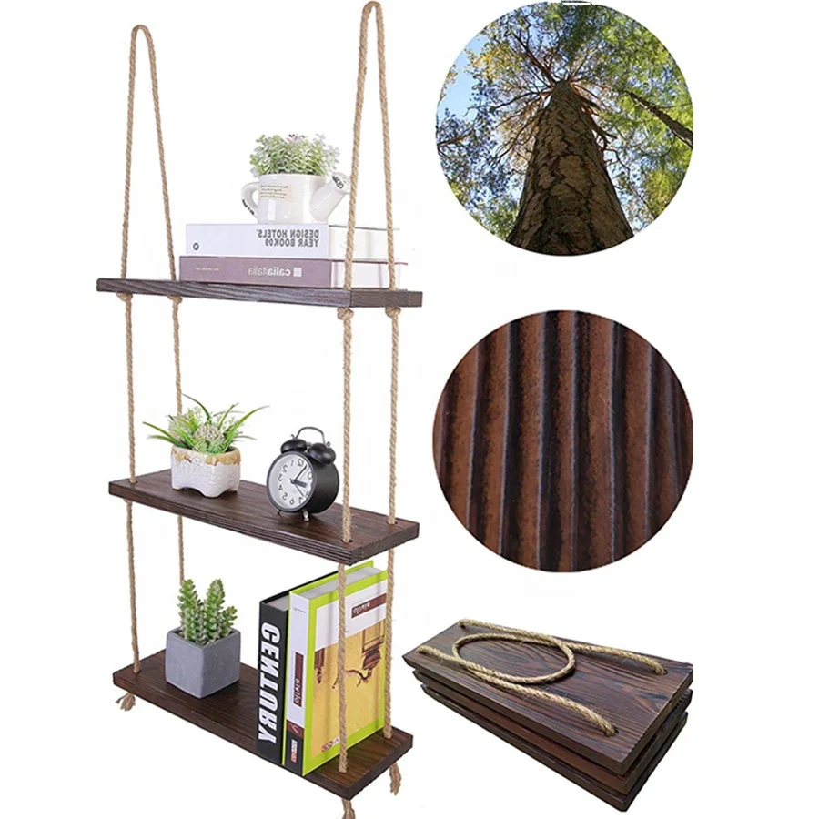 Деревянная настенная полка бренда Hawgeylea оптом