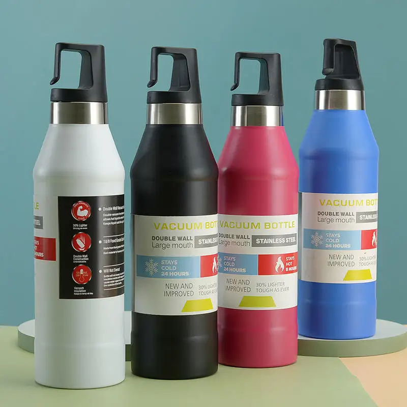 Large-Capacity Stainless Steel Flask Bottle Vacuum Water Bottle For Sport Thermos Double Wall Stainless Steel Water Bottle