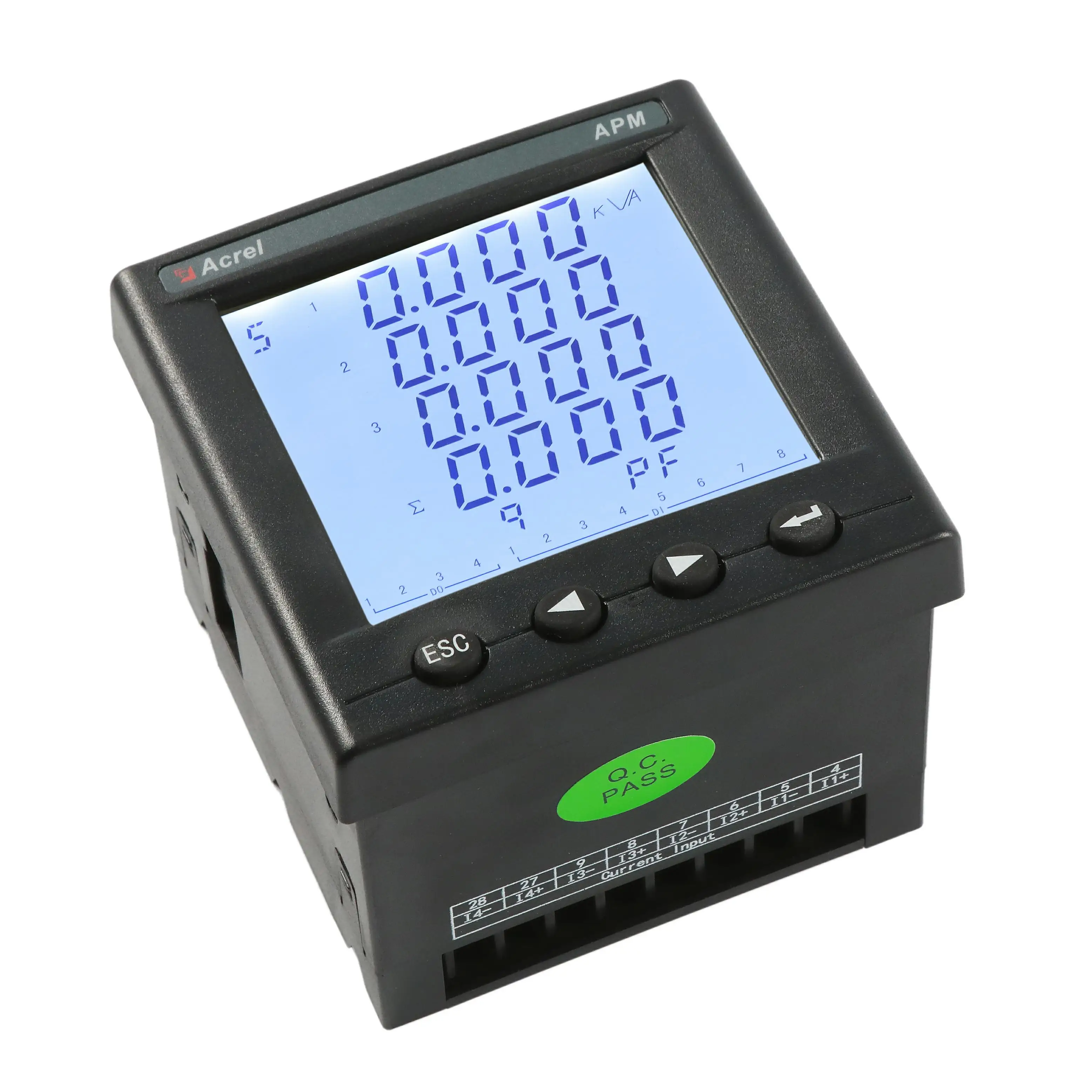ACREL three phase smart power quality energy analyser meter APM800 high accuracy class 0.5S with RS485 Modbus