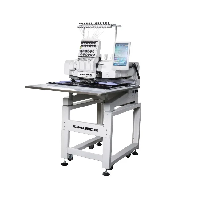GC1201S Single head 12 Needles Computerized Embroidery machine Hat Embroidery Use FOR Home
