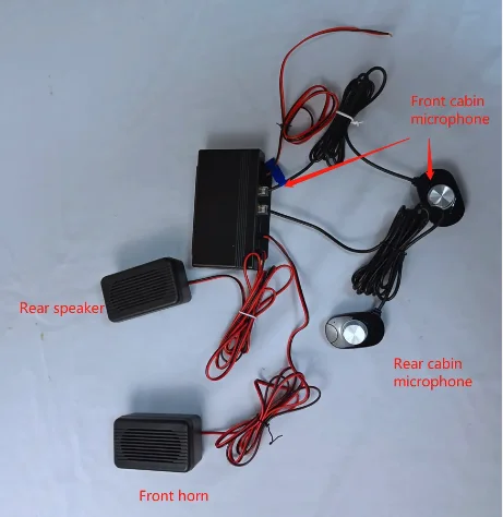 Аксессуары для салона автомобиля Walkie Talkie interphone wireless 12V Автомобильная домофонная система лимузина vito v class mibus