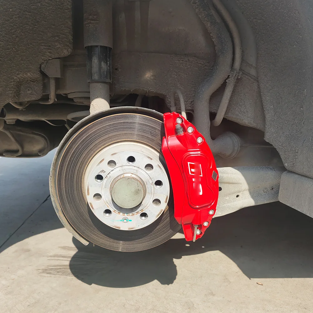 Caliper Covers  Fit for Audi A3 Accessories Brake Caliper Covers Wheel Hub Size Red Brake Caliper Covers
