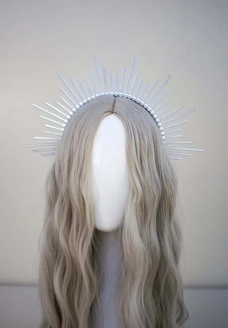 Pageant Beauty Coronas de Reinas Crowns 33cm tiaras and crowns wedding tiara bridal crown Plastic wedding accessories for bride