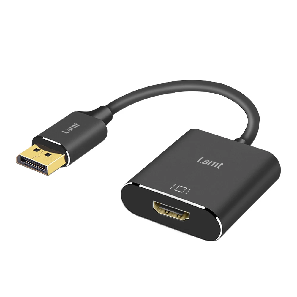 DisplayPort to HDMI Adapter Male to Female Easily Connect DP Connector for Mac and HP in Office