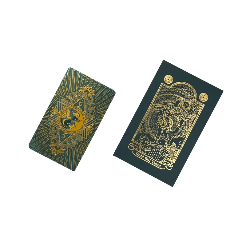 High Quality Custom Printed Paper Tarot Cards Deck Board Game for Angel Healing with Guidebook