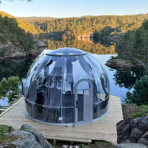 Full House Bath Glamping Igloo Igloo Tents For Sale Tiny  Aluminium Exhibition Tents Domes Homes