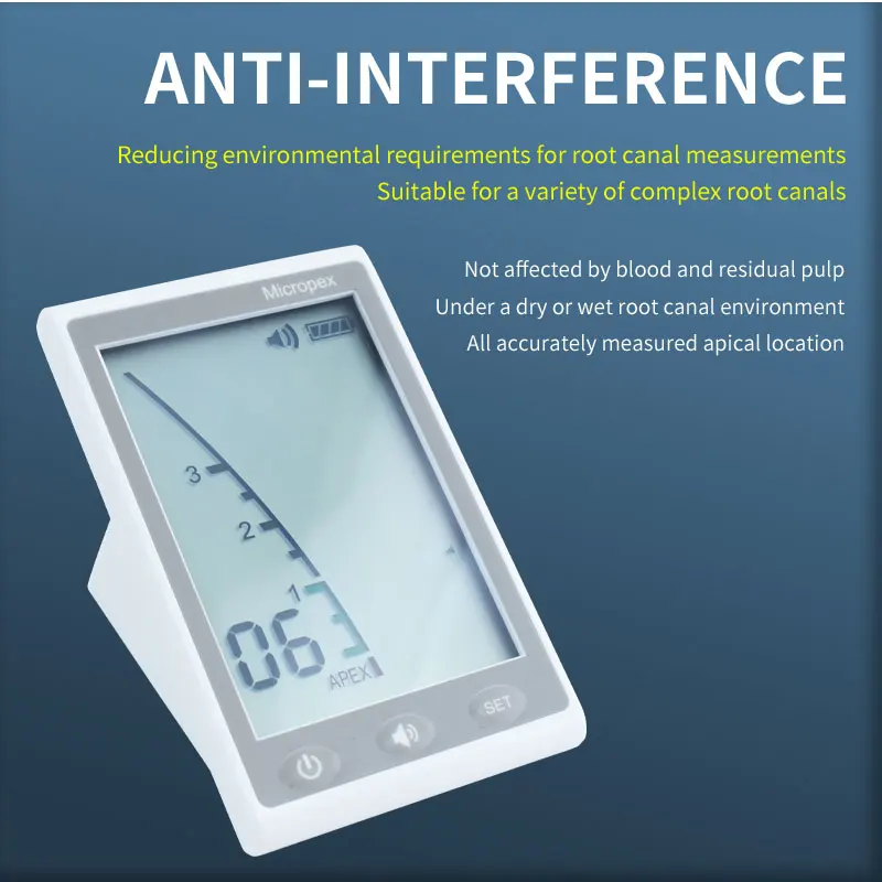 Factory Price Dental Endodontic Root Canal Equipment Micropex Dental Apex Locator