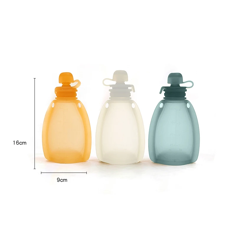 Friendly Reusable Vacuum Leakproof Breast Milk Breastmilk Storage Bags Pouch Feeding Breastmilk Silicone Storage Bag
