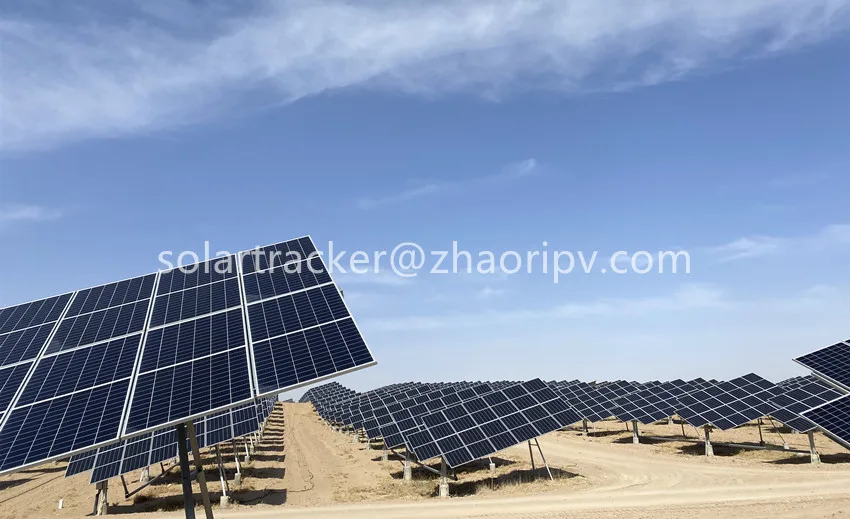 China Wholesale 8kW 9kW ZRT Tilted Single Axis Solar Tracking System