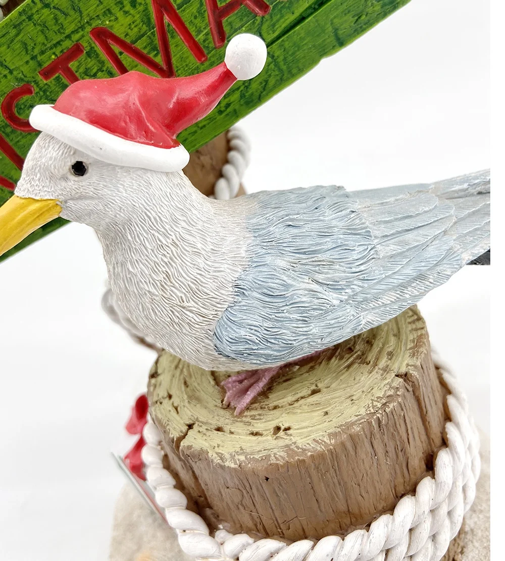 
European Marine style 2021 gifts & resina crafts kit art white seagull bird moulds statue table decorations 