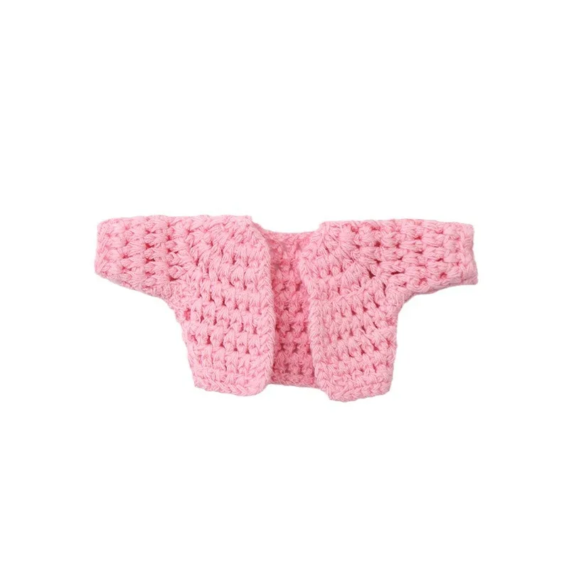 Dog Doll Accessories Knitted Skirt Sweater Knitted Bear Clothing Material Knitted Doll Hat