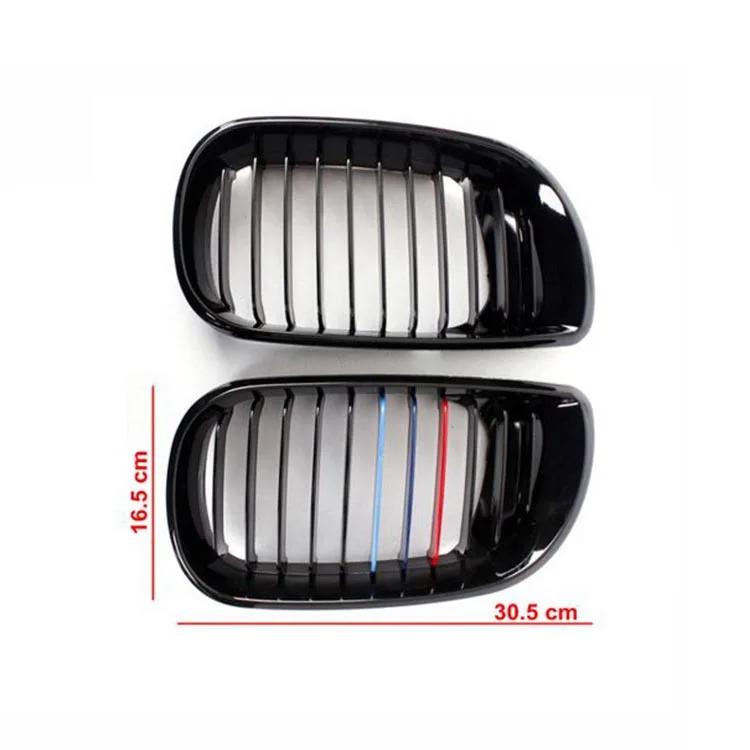 Hot selling Car Front bumper grille for BMW 3 Series Front Bumper Grille M color  E46 4doors