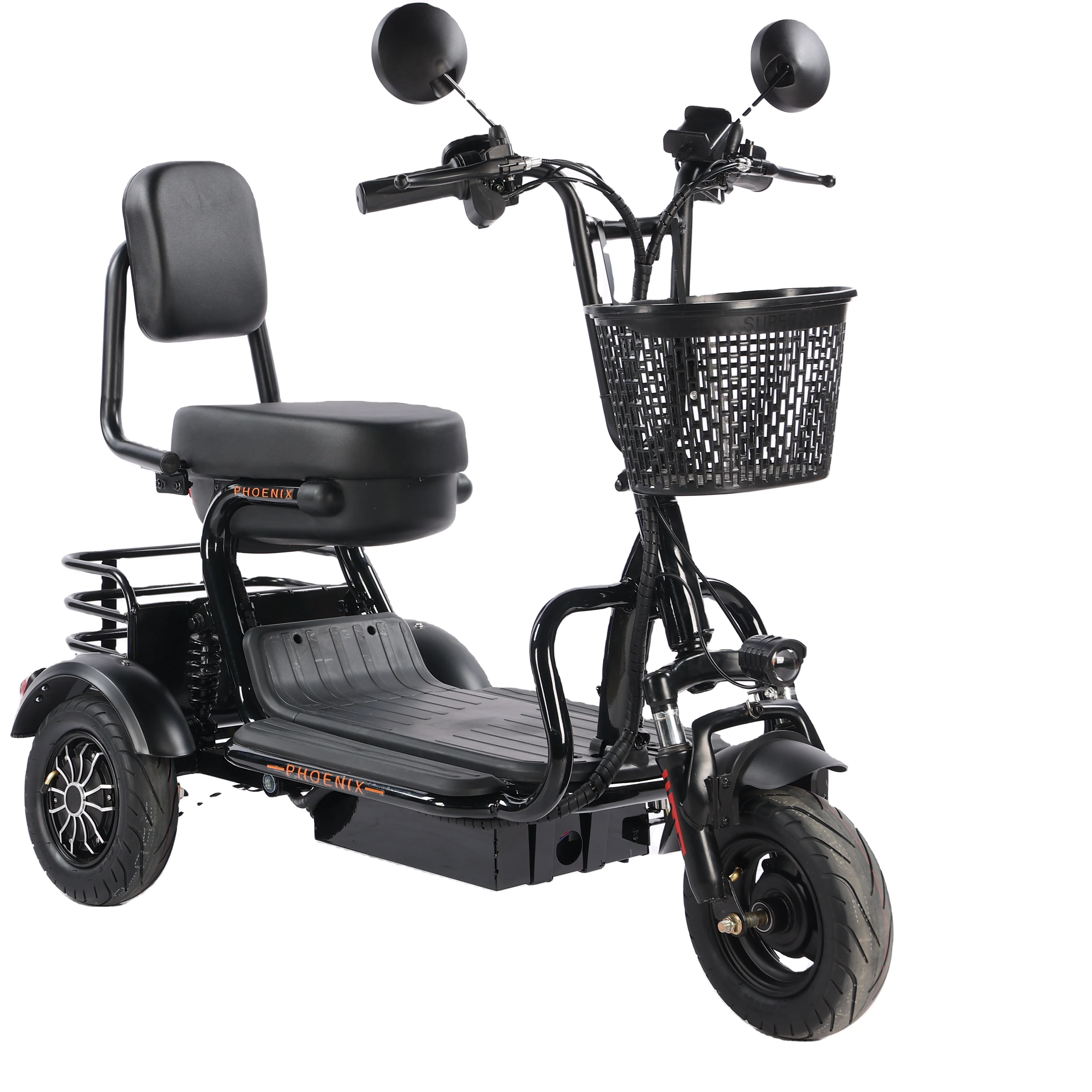 Wholesale Price 500W 48V 20Ah 10 Inch Cargo Electric Bike Sccoter 3 Wheel For Adults electric tricycle