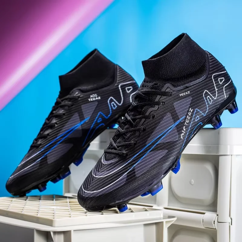 2024 Men AG/TF Turf Indoor Soccer Shoes Cleats Original Superfly Futsal Football Boots Sneakers Men Chaussure De Foot