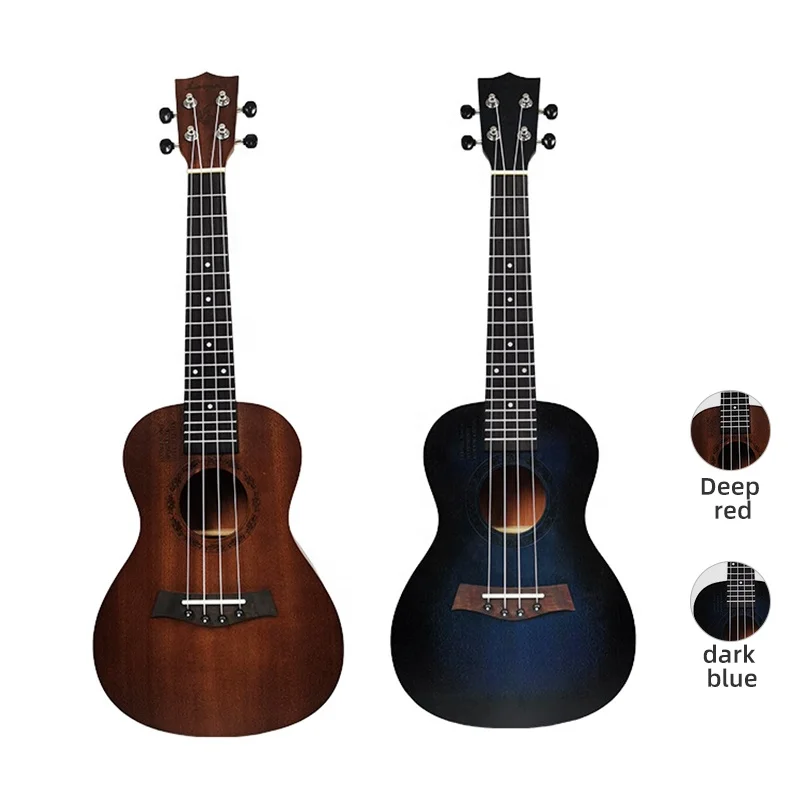 OA 30/60 Day Pay Ukulele Soprano 21/ 23 Inch All Solid Ukulele China Custom OEM ODM Co-Brand Wholesale Painted Ukulele Custom