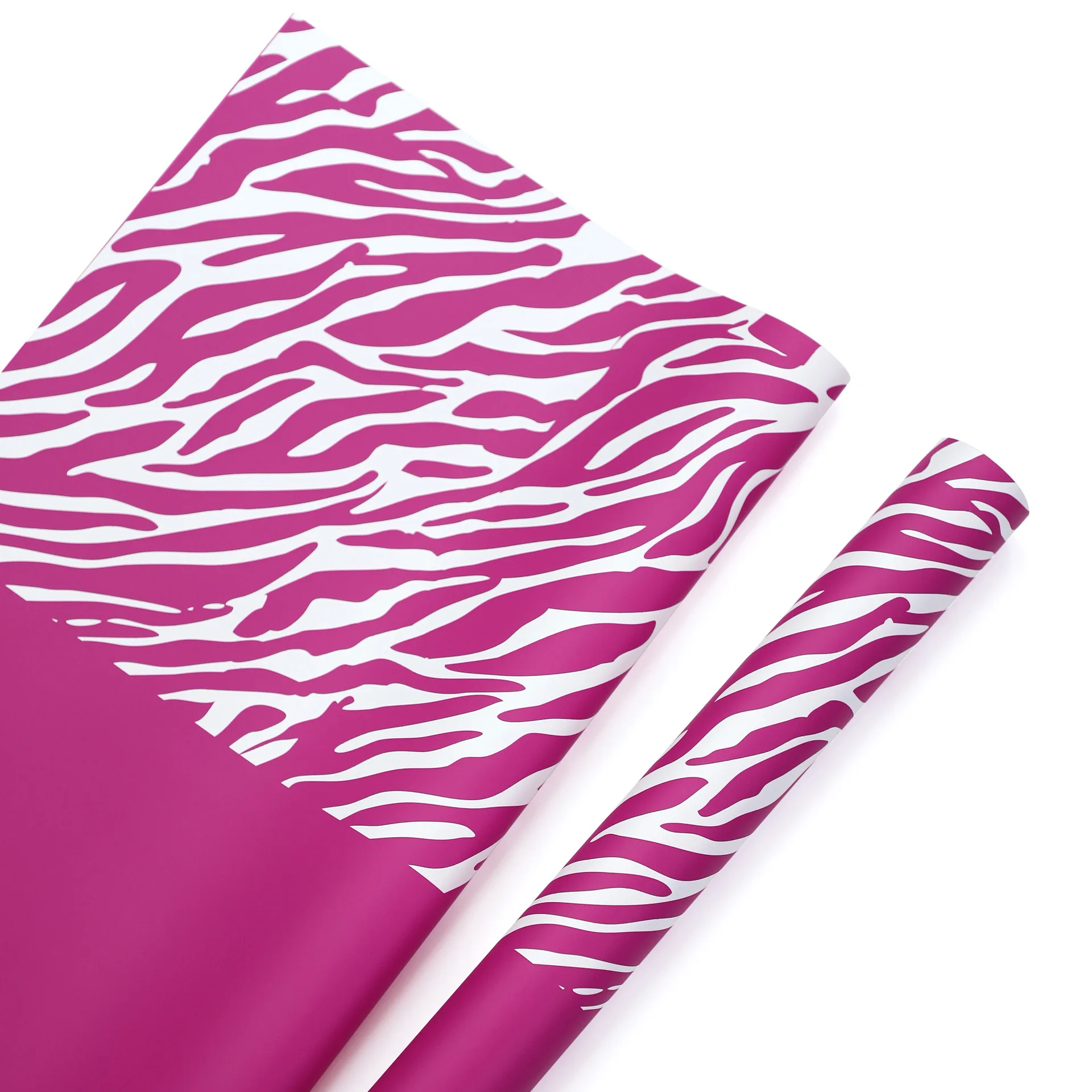 Wholesale Custom Korean Flower Bouquet Packaging Materials Waterproof And Tear-resistant Printed Zebra Pattern Gift Paper