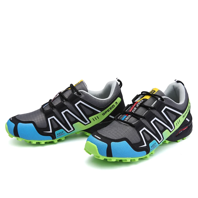 Factory Price Hot Selling Breathable Anti Slip Outdoor Mountain Desert Salamon Hiking Boots Men Climbing Shoes