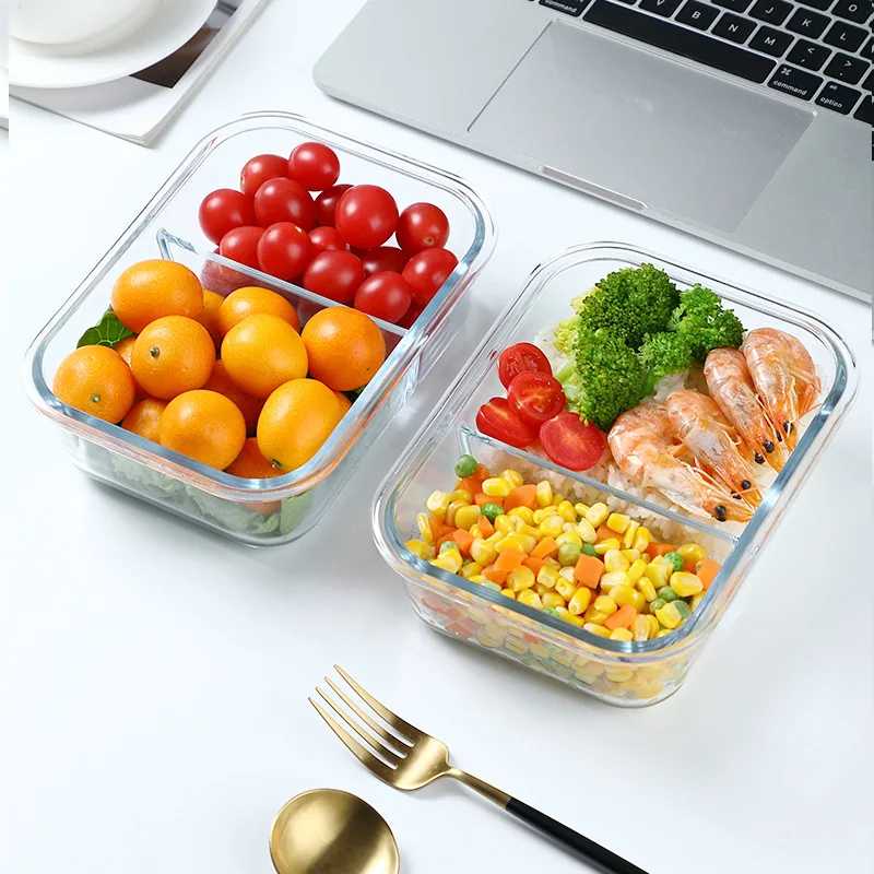 Glass Food Storage Baking Container Set Locking Lid For Storing & Serving BPA Free  Leak Proof Microwave