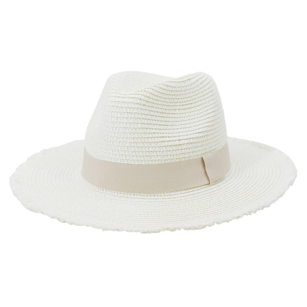 New Style 2022 Four Colors Beach Straw Hats Sun Block Fashion Colors Summer Autumn Men Women Unisex Outdoor Hats