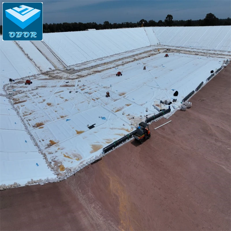 Геомембрана высокого 100% 0 75 мм белого черного синего зеленого цвета HDPE для резервуара