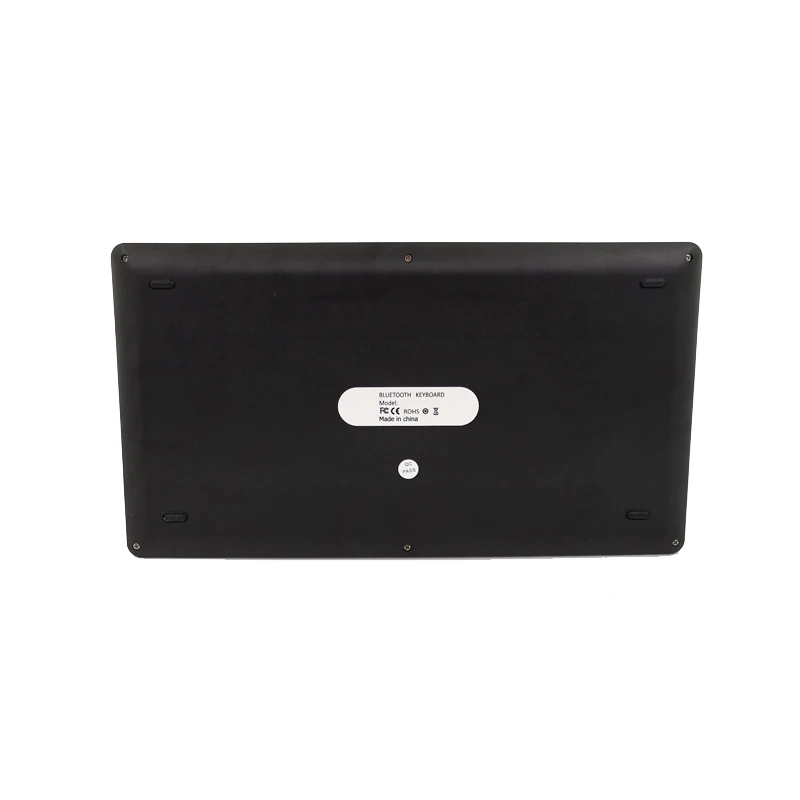 Ultra-thin BT Wireless Keyboard For Smart Mobile Tablet Laptop Rechargeable Keypad Universal Keyboard Built-in Stand Slot