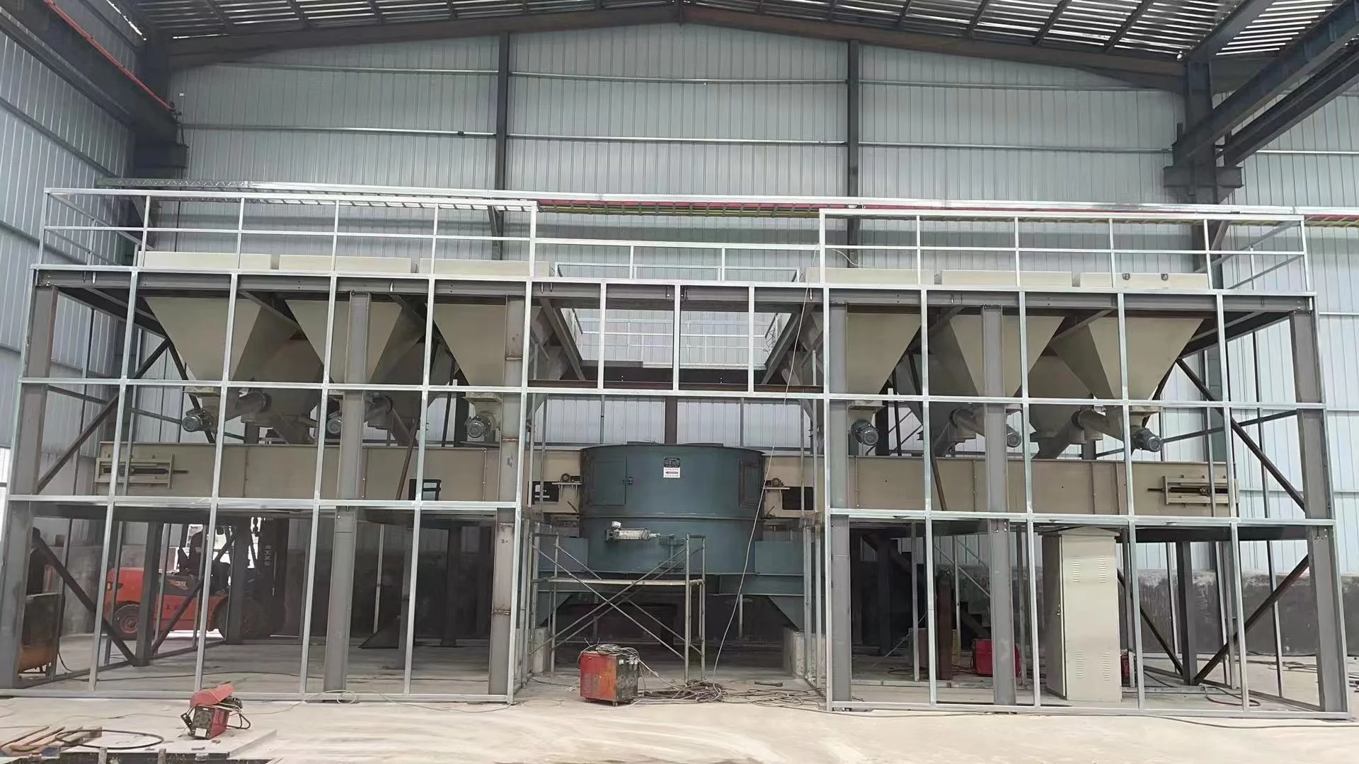 Automatic Weighing And Batching System For Color Masterbatch Concrete Bb Fertilizer Plant
