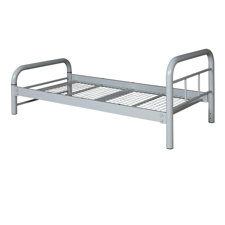 Double Decker Metal Bunk Bed Design Steel Good Quality Heavy Duty Steel tube strong metal iron double dormitory beds