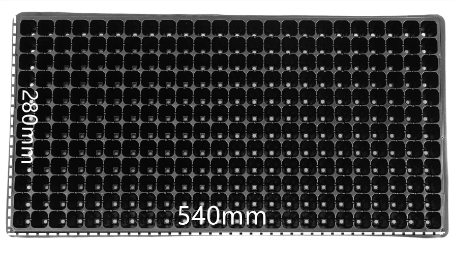 288 nursery cells Factory Direct Produced High Quality Plastic Nursery germination Trays PET Seedling Trays microgreen trays