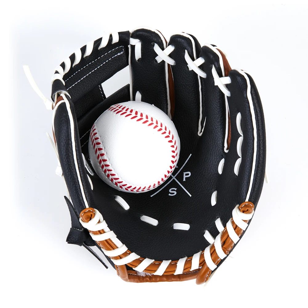 PVC LEATHER KIDS  BASEBALL GLOVE  SETS FOR  INFIELD/OUTFILED