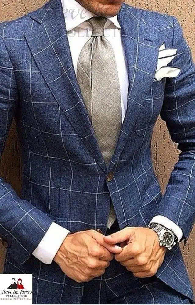 Мужской костюм премиум-класса, итальянский новейший дизайн, изготовленный на заказ