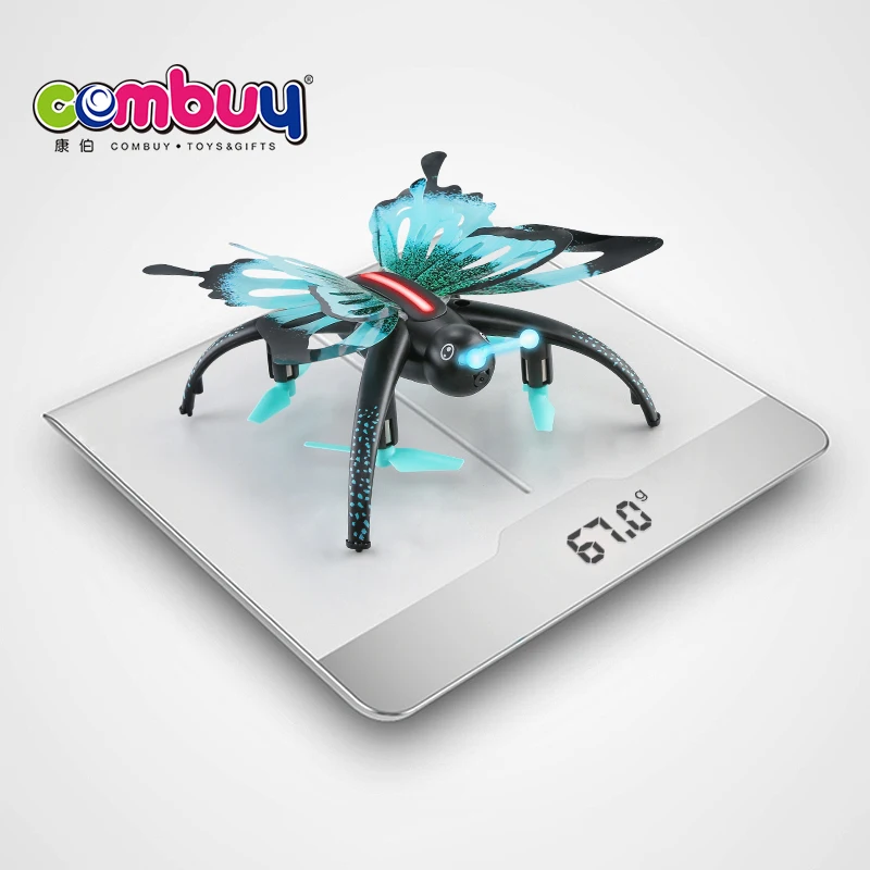 HD camera 480P wifi rc flying toys FPV LED butterfly drone