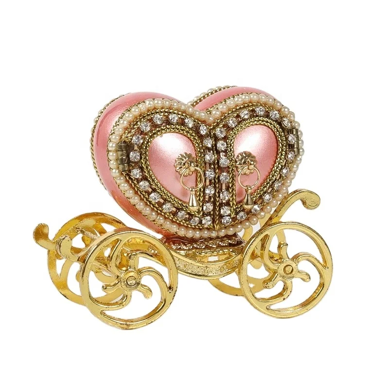 New beautiful high quality egg carving custom jewelry box