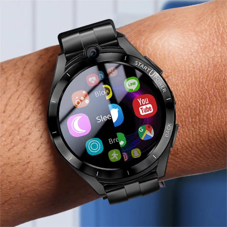 4G Android 11 Smart Watch LOKMAT APPLLP2 PRO 6+128GB Sports Health Monitoring GPS Positioning Smart Watches