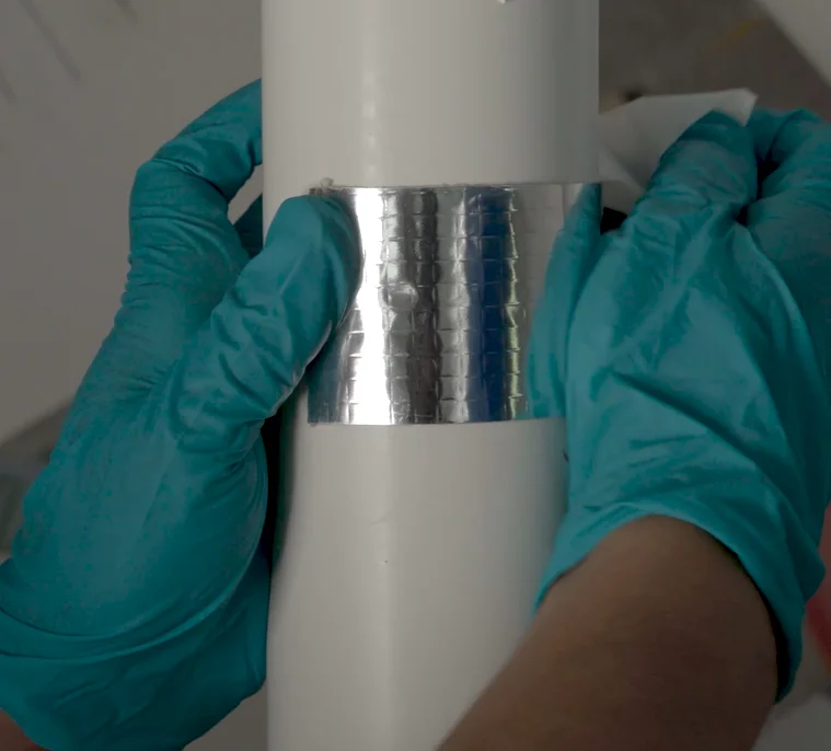 Aluminum foil butyl waterproof tape for repairing Crack of Wall Roof Duct