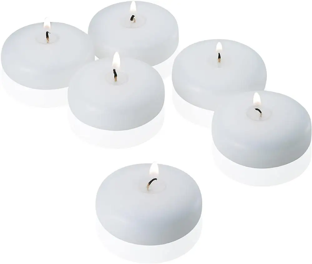 Wedding Event Decorated Supplies Water Activated Floating Candle  Sets Of 50