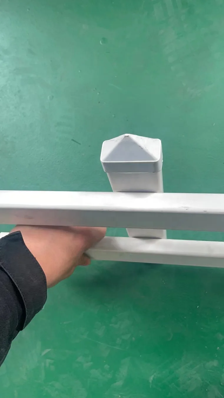 Cheap 10ft*27in Garden Decoration Fence Pvc Plastic Privacy Outdoor White Picket Fence Barbados