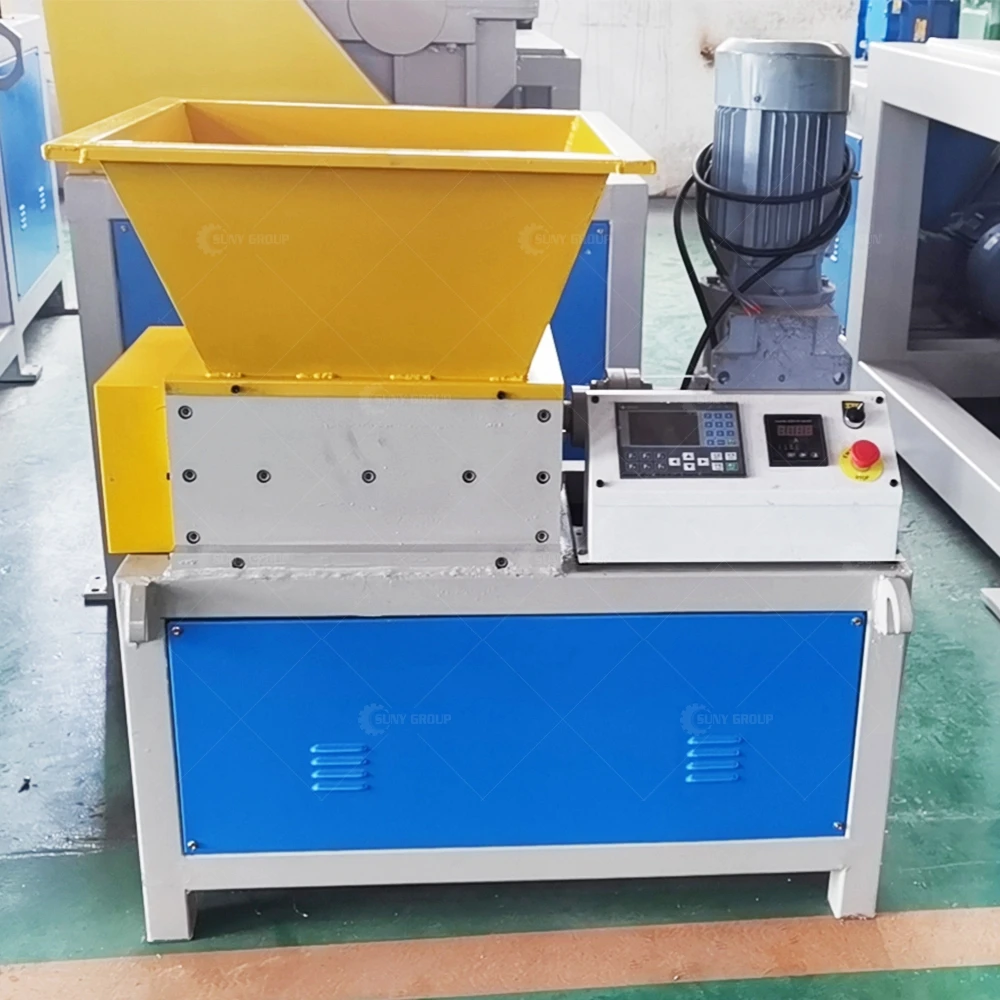 Scrap Car Bottom Lines Waste Wire Shredding Machine Mini Double Shaft Shredder Price