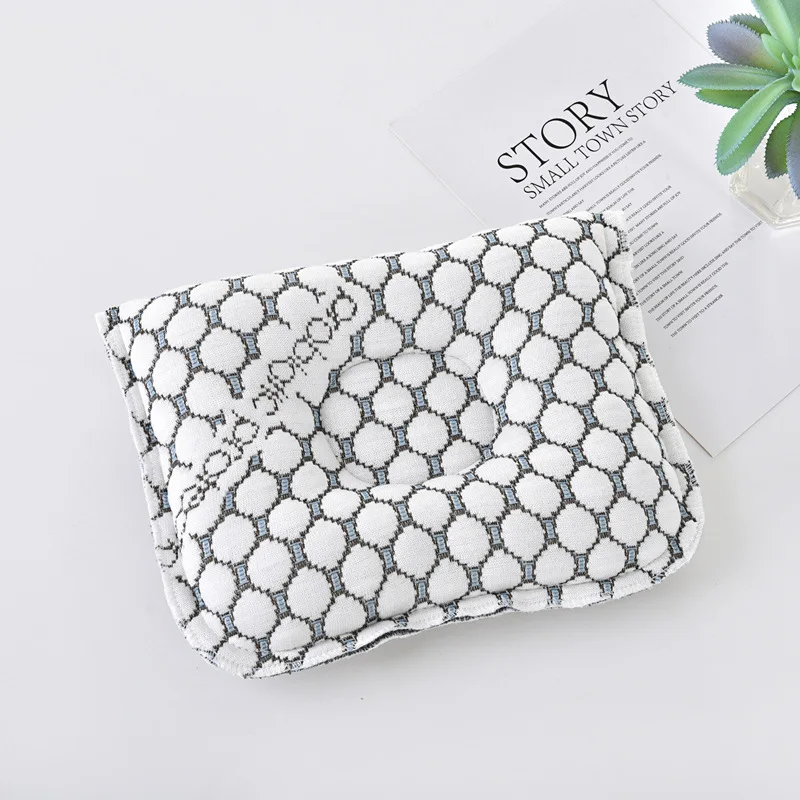 popular Baby Pillow -  cotton baby nursing pillow Newborn Infants 3D Breathable Air Mesh Neck Support baby sleeping pillow