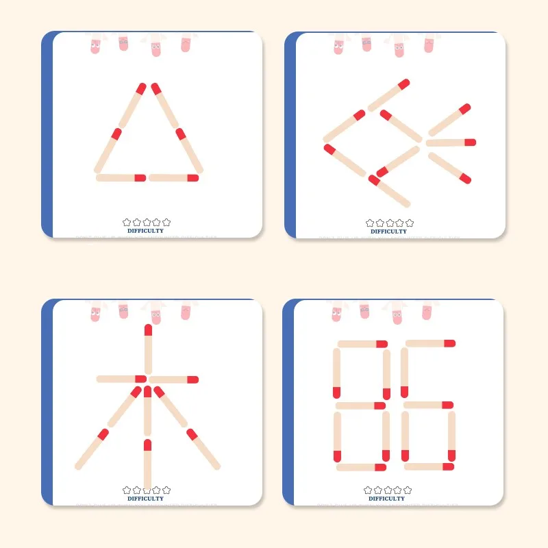 Fast Delivery Children Match Game Logic Problem Solving Magnetic Board Training Thinking Teaching Aid Educational Toys Wooden Ki