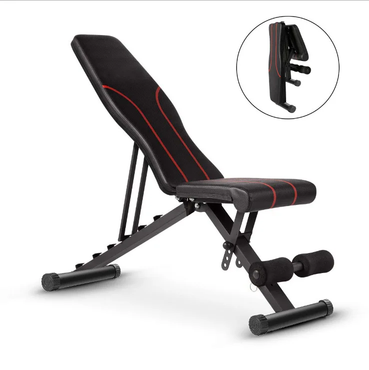 2021 Adjustable Bench Wholesale Exercise Weight bench For GYM Folding Workout- Multi-Purpose collapsible Incline/Decline Bench