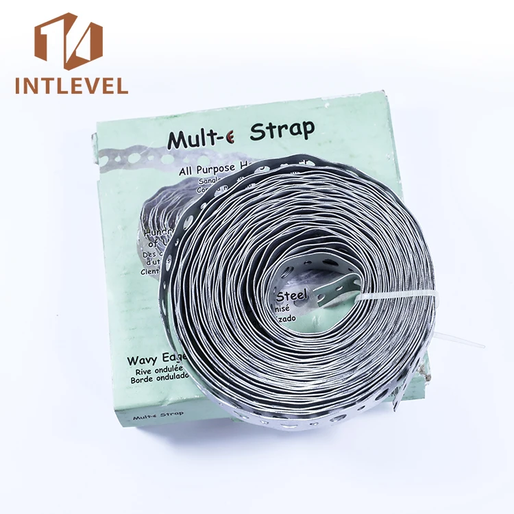 Factory Hot Sale Steel Banding Cold Rolled Galvanized Perforated strapping