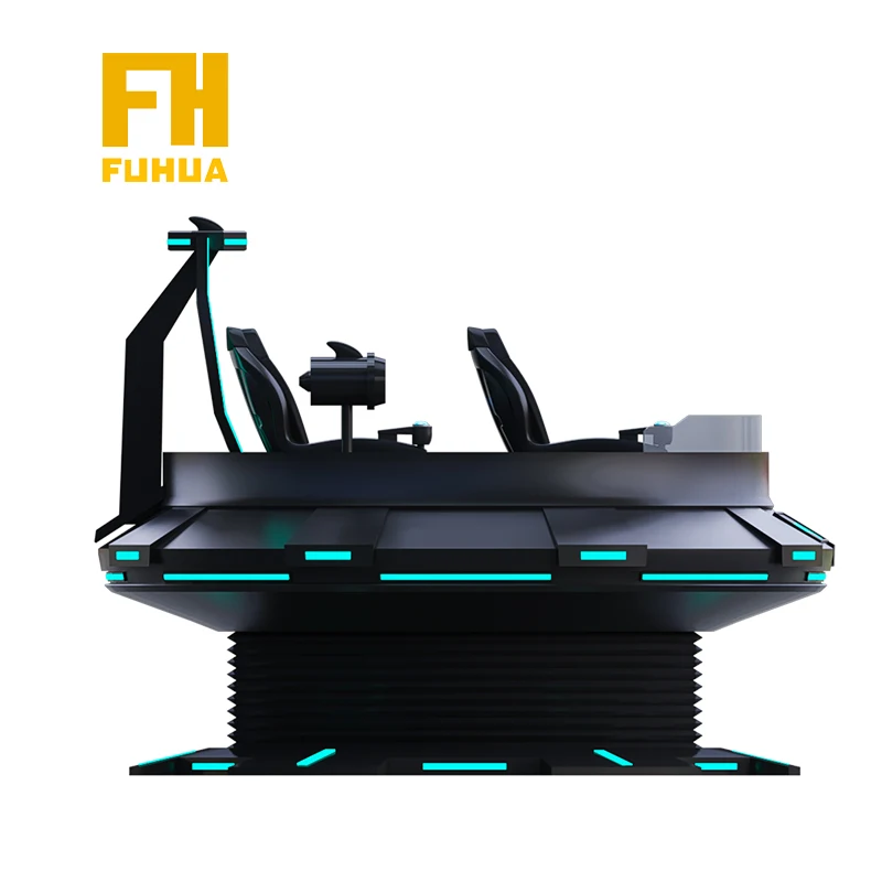 professional Flying VR UFO airplane theme Game equipment  air space platform  degree flight simulator seat motion chair for sale