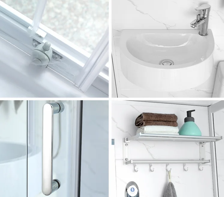 Shower room Complete bathrooms Prefabricated bathroom unit shower cabin