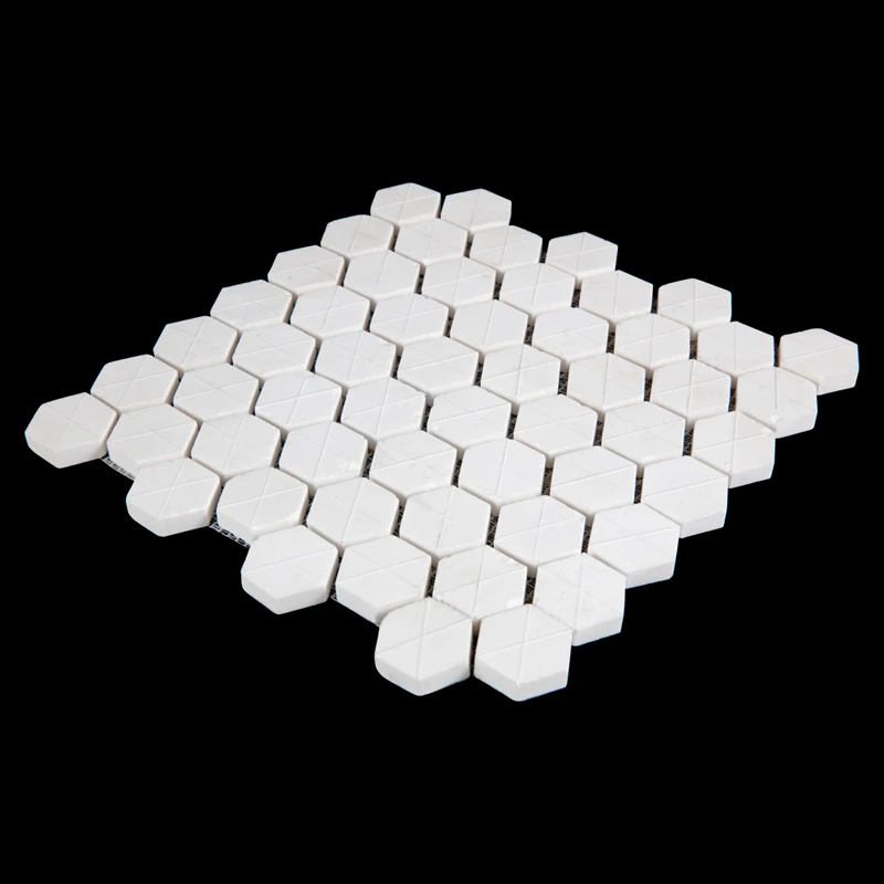 Abrasion Resistant 92%/95% Alumina Ceramic Hex Tile 12MM 6MM
