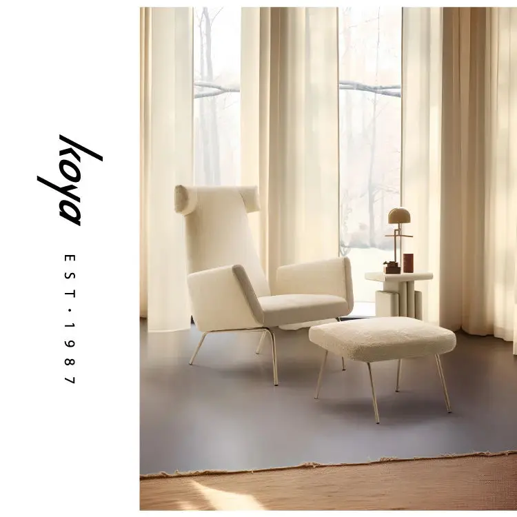 Wholesale Luxury Nordic Relaxing Full Teddy Fabric Chairs Set Accent Leisure Home Furniture Living Room Lounge Sofa Lounge Chair